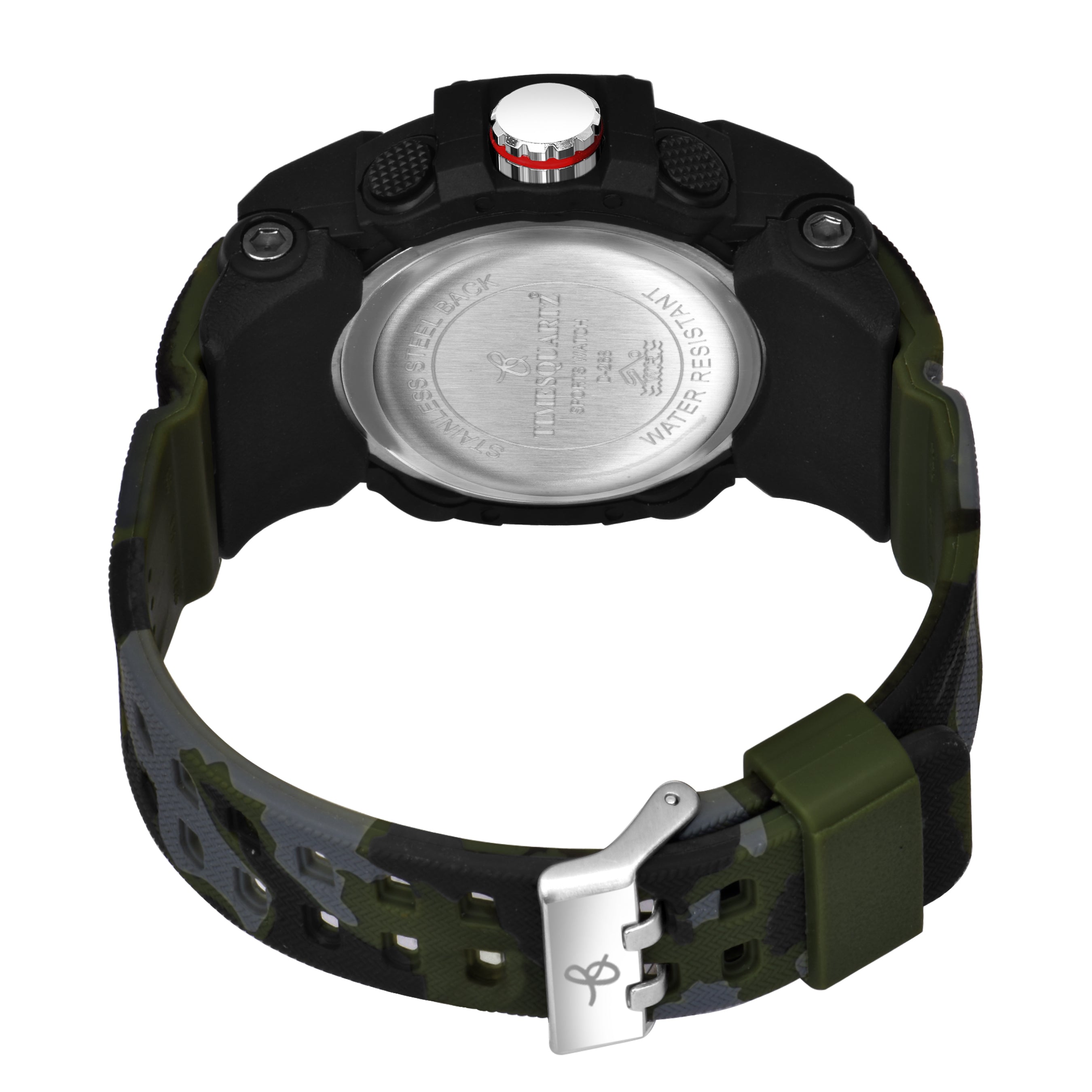 Analog Digital Watch D-268 Army Green