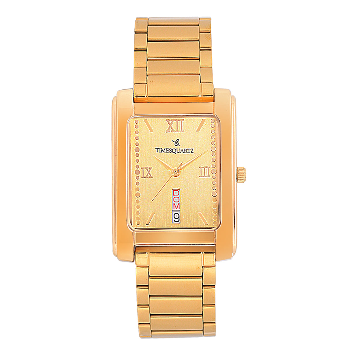 Men's Analog Wrist Watch A-184 Golden Case & Dial