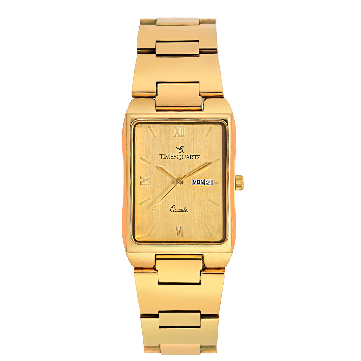 Men's Analog Wrist Watch A-235 Golden Case & Dial