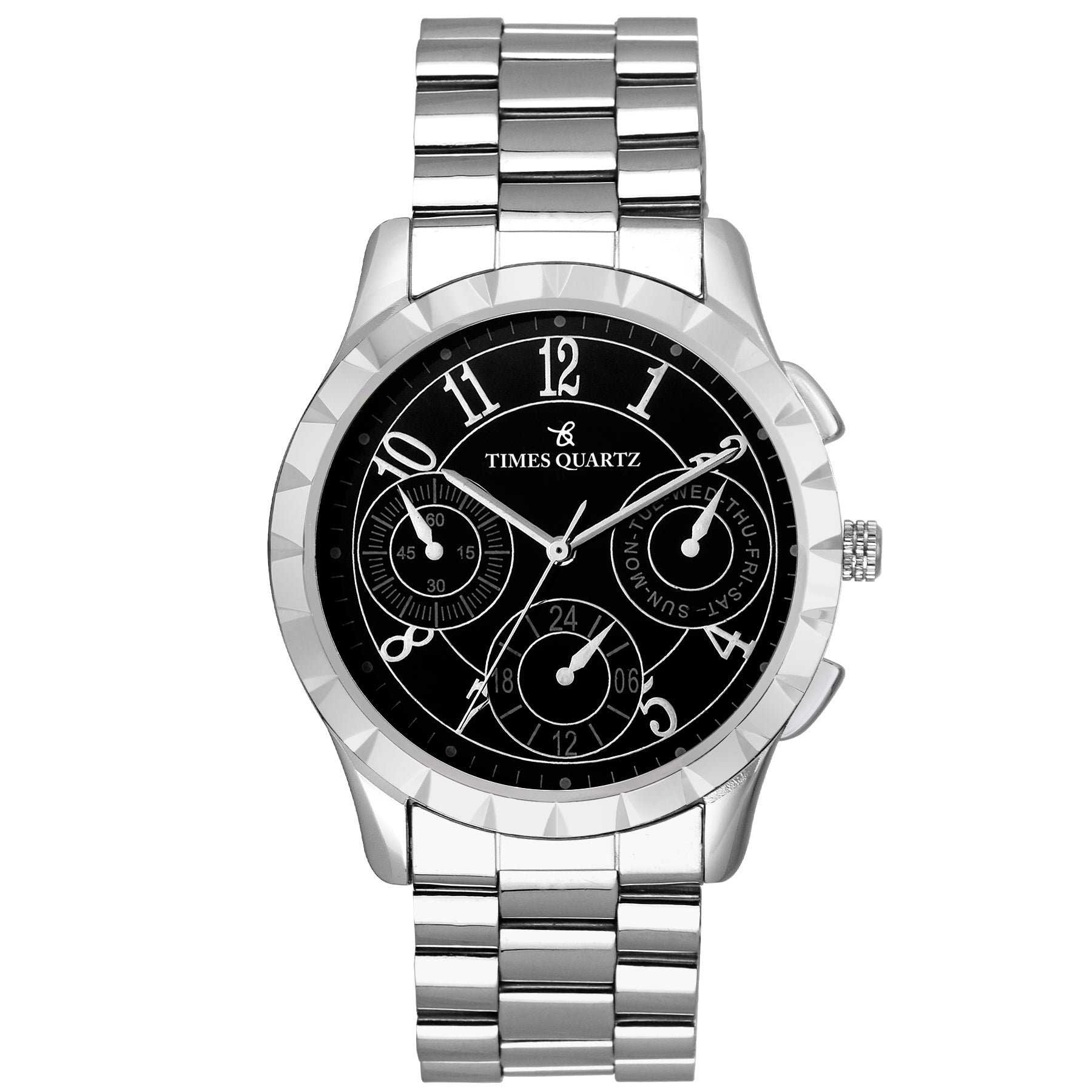 Men's Watch A-101 Silver Case Black Dial