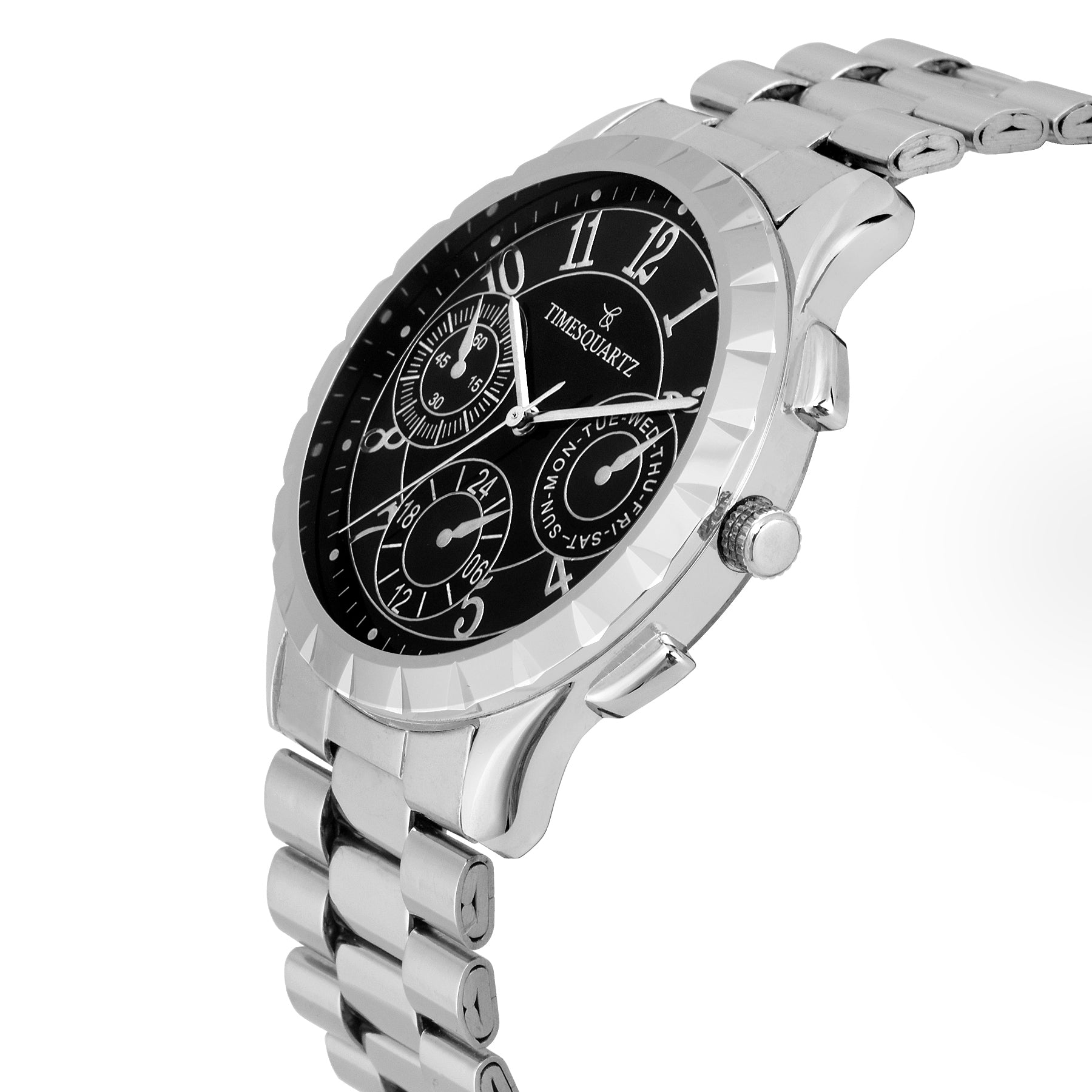 Men's Watch A-101 Silver Case Black Dial