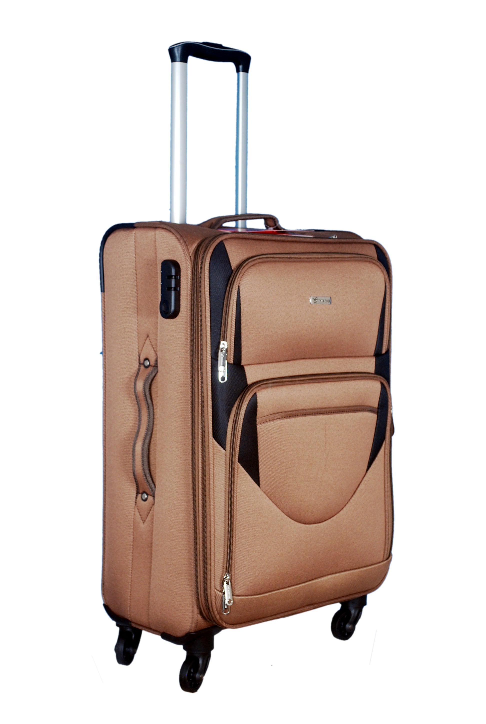ST-351 Large Check-In Soft Trolley Bag Golden Brown