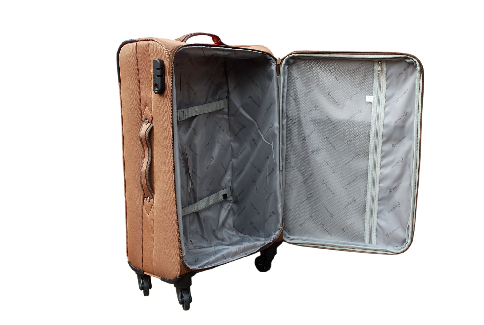 ST-351 Large Check-In Soft Trolley Bag Golden Brown