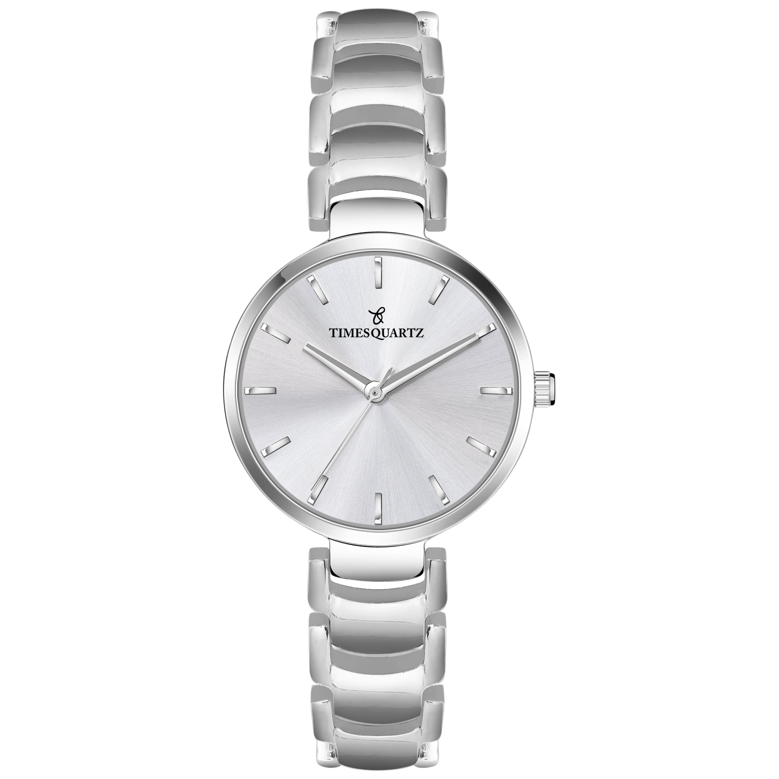 Women's Analog Wrist Watch A-152 Silver Case & Dial