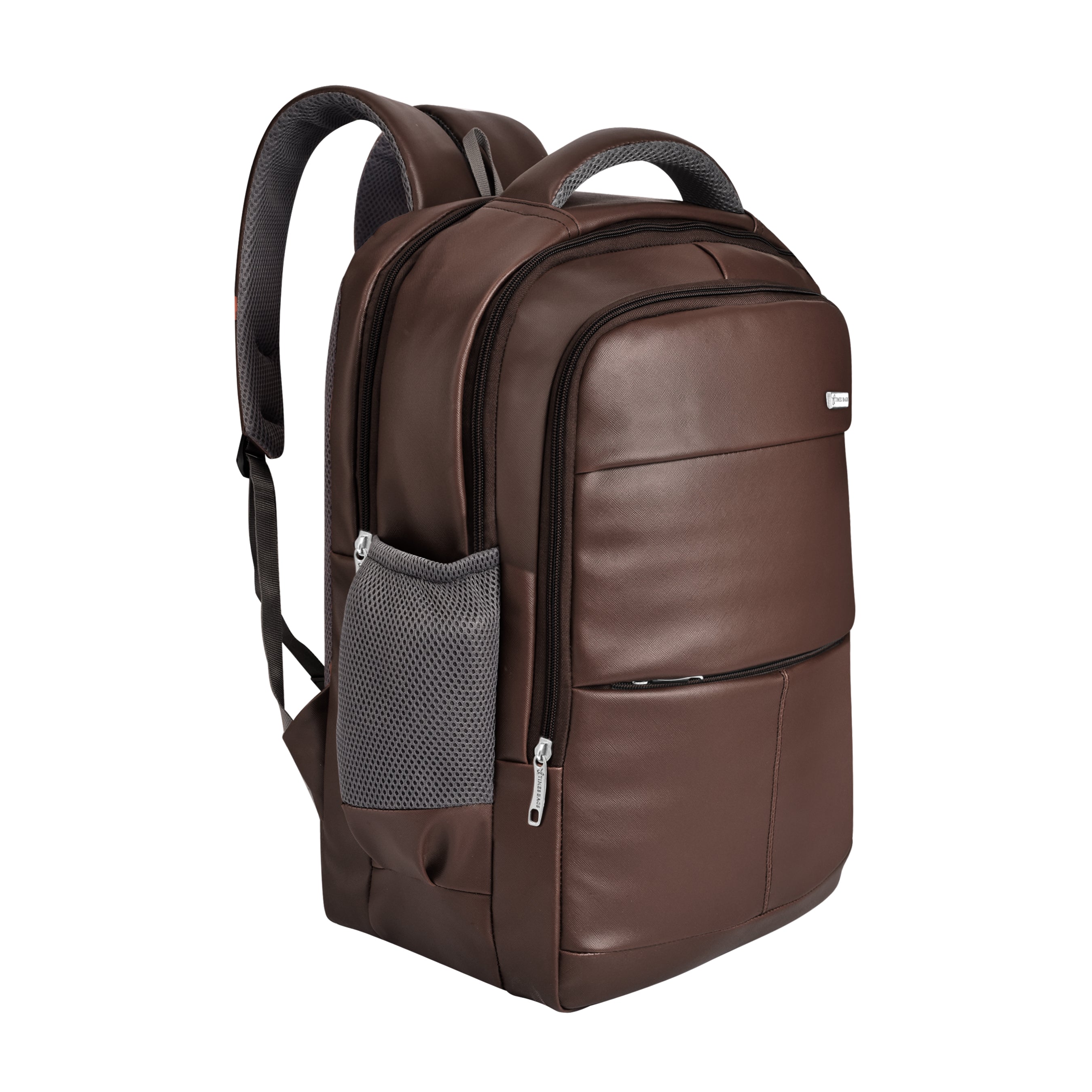 TBP-11 Unisex Brown Backpack – Times Quartz TBP-11 Unisex Brown Backpack – Times Quartz