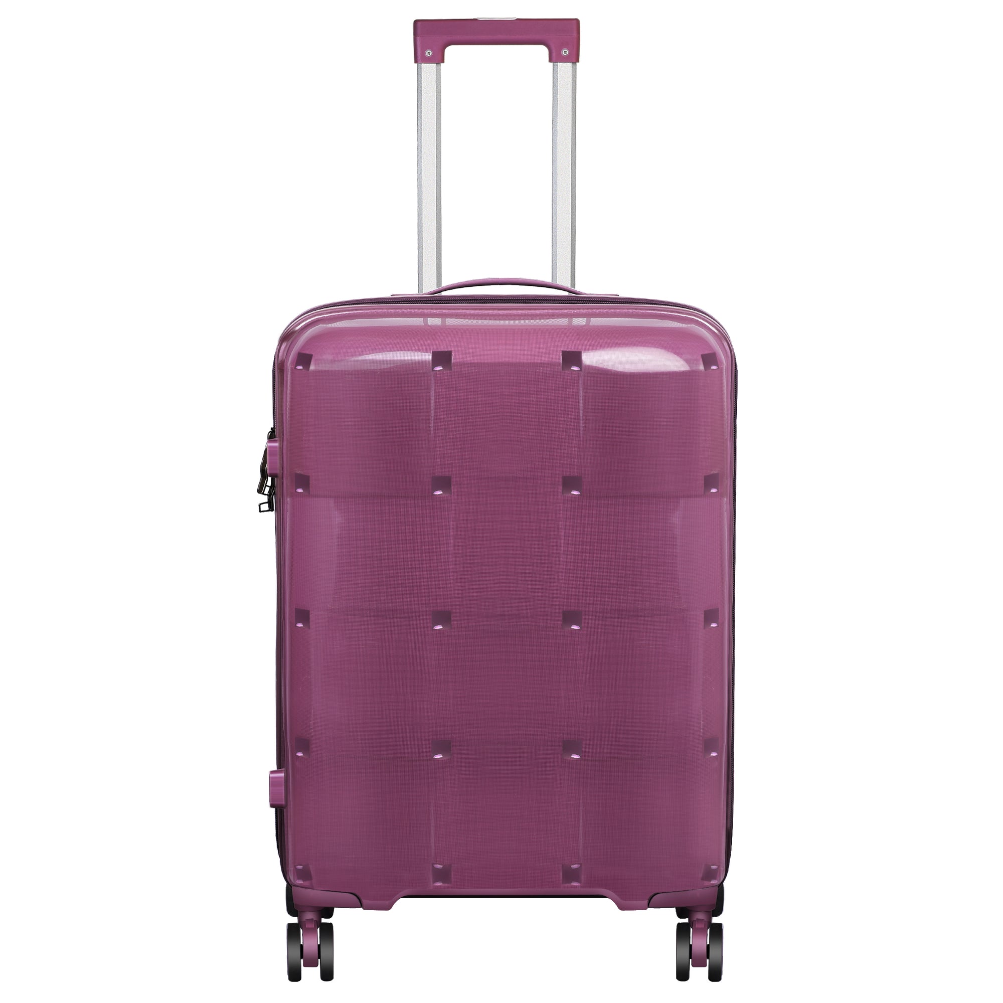 14TB4WH28 Large Check-In Hard Trolley Bag Purple