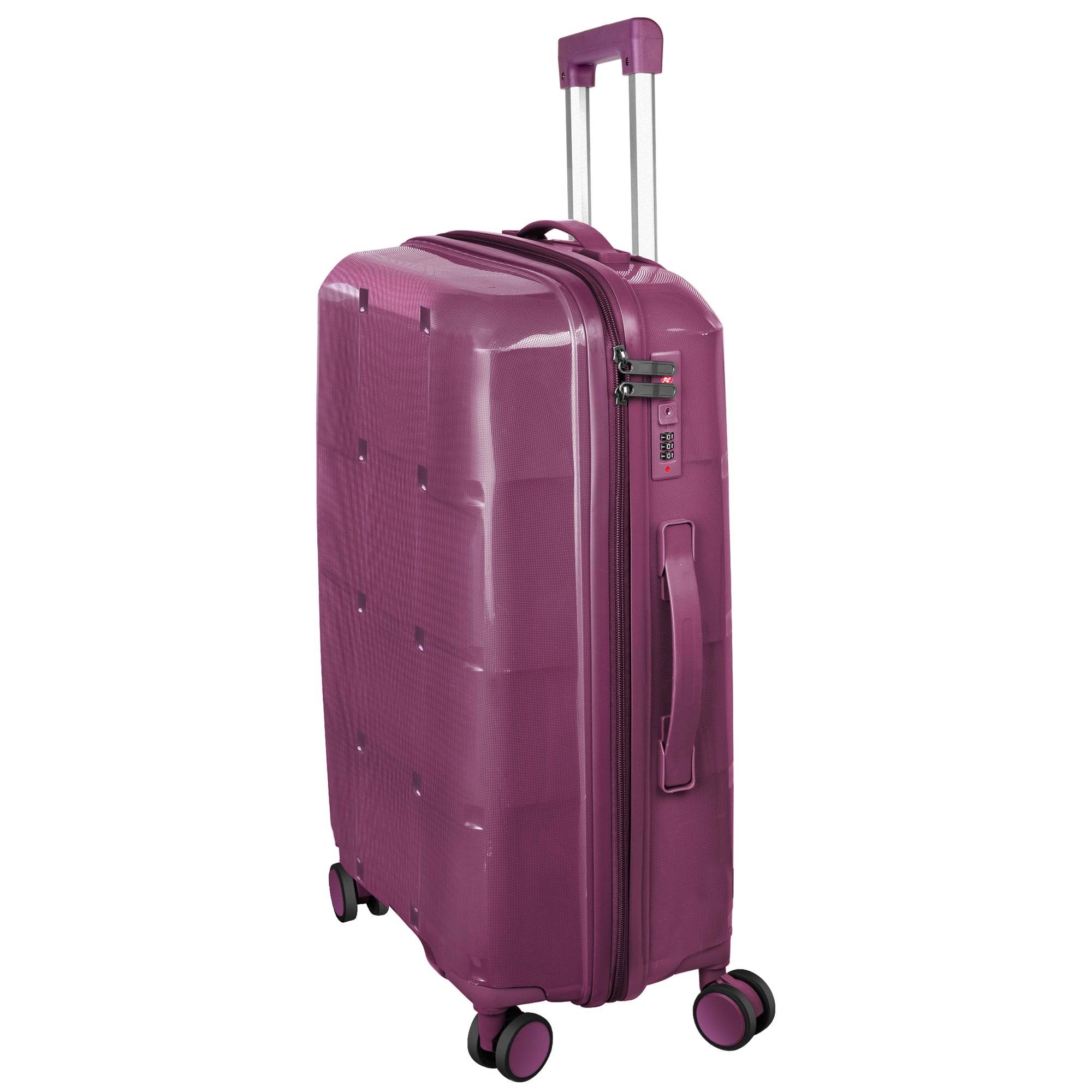 14TB4WH20 Cabin Hard Trolley Bag Purple