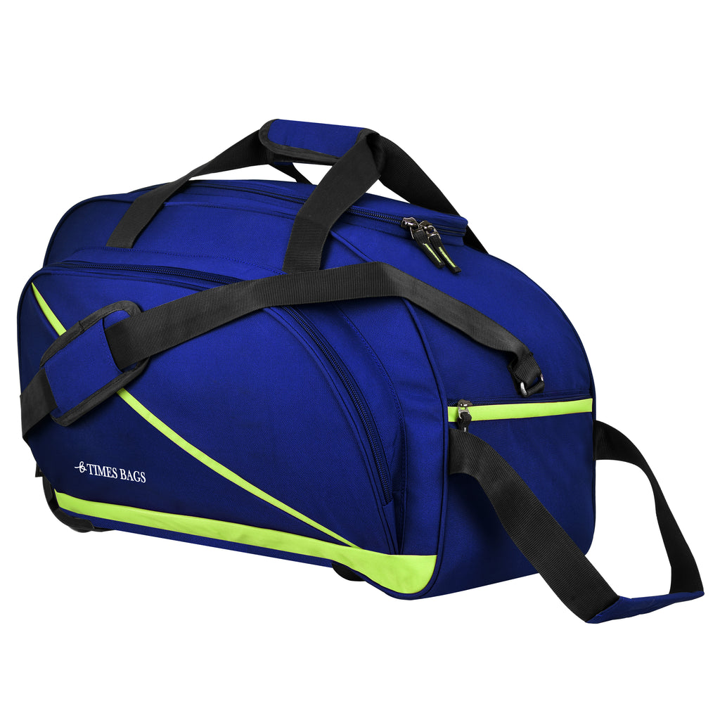 TBDW20-5C Blue Duffle Wheel Bag
