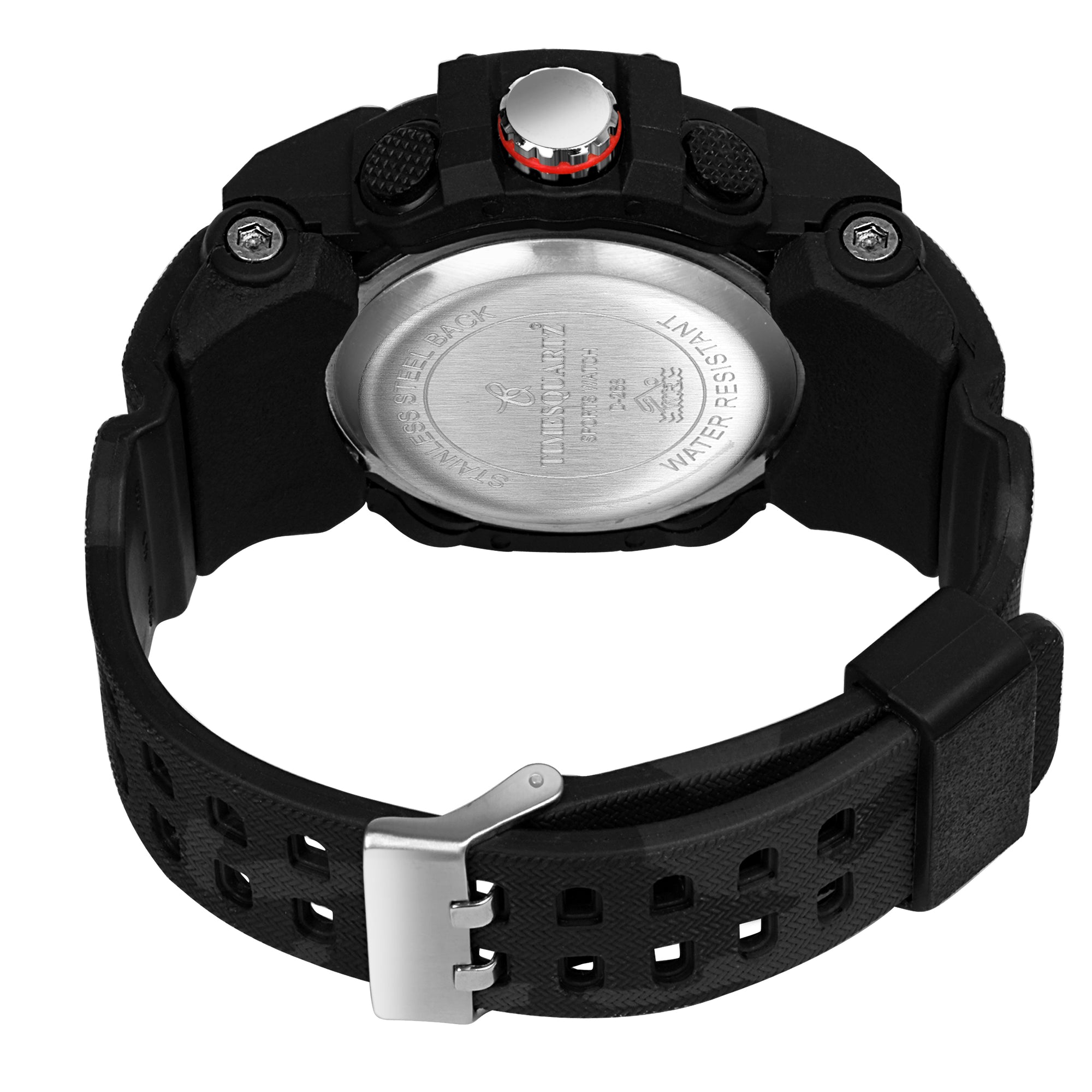 Analog Digital Watch D-269 Rose Gold