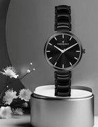 Women's Analog Wrist Watch A-152 Black Case & Dial