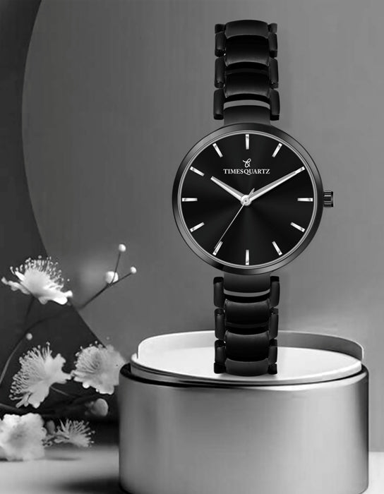 Women's Analog Wrist Watch A-152 Black Case & Dial