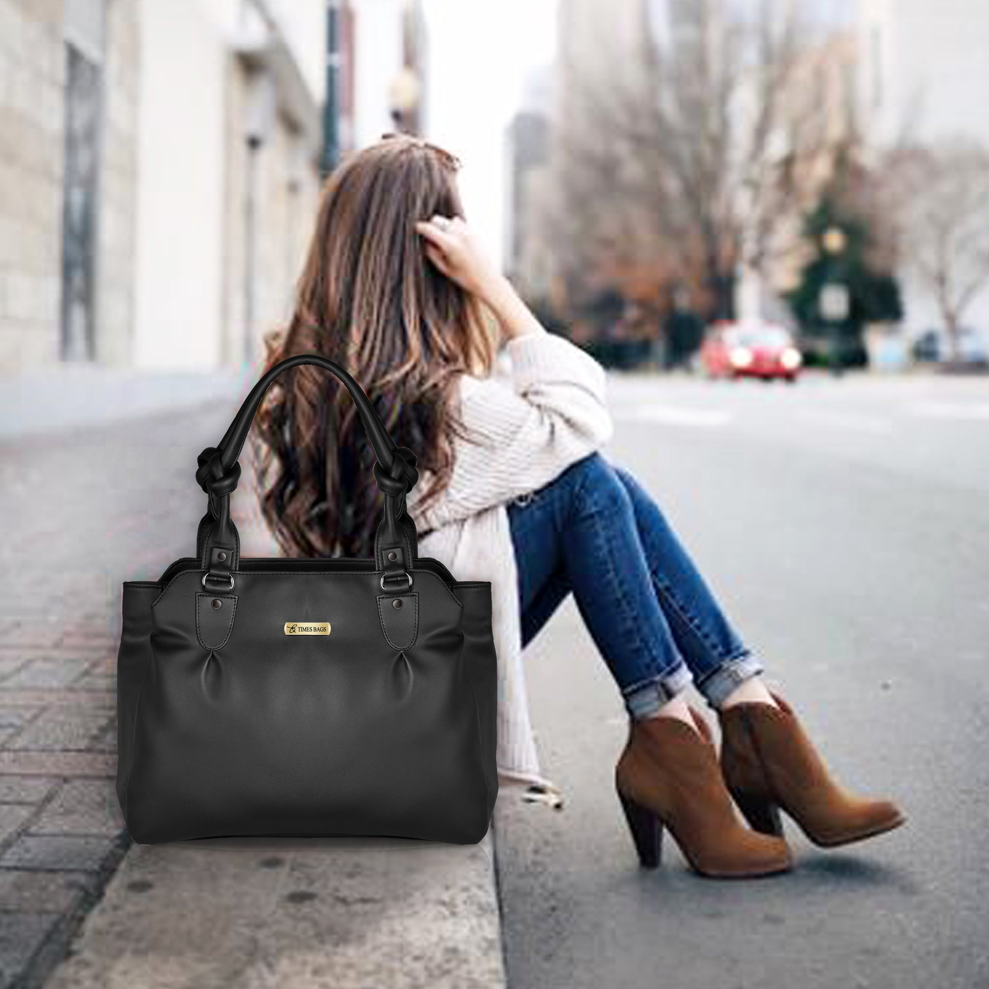 SOPHIA TLB02 Black Handbag