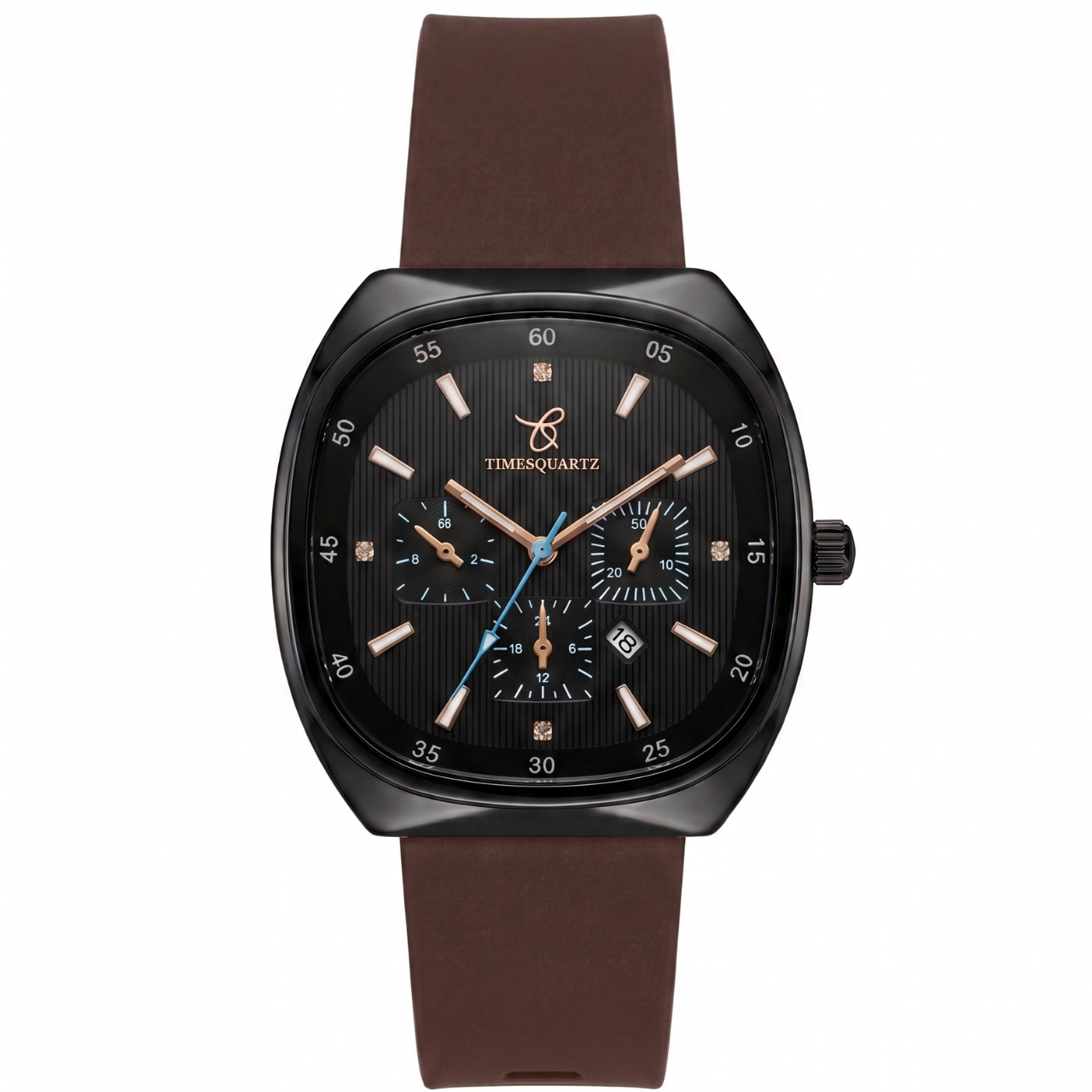 Timesquartz Gents Lthr Watch A-276 (Assorted Design & Color)