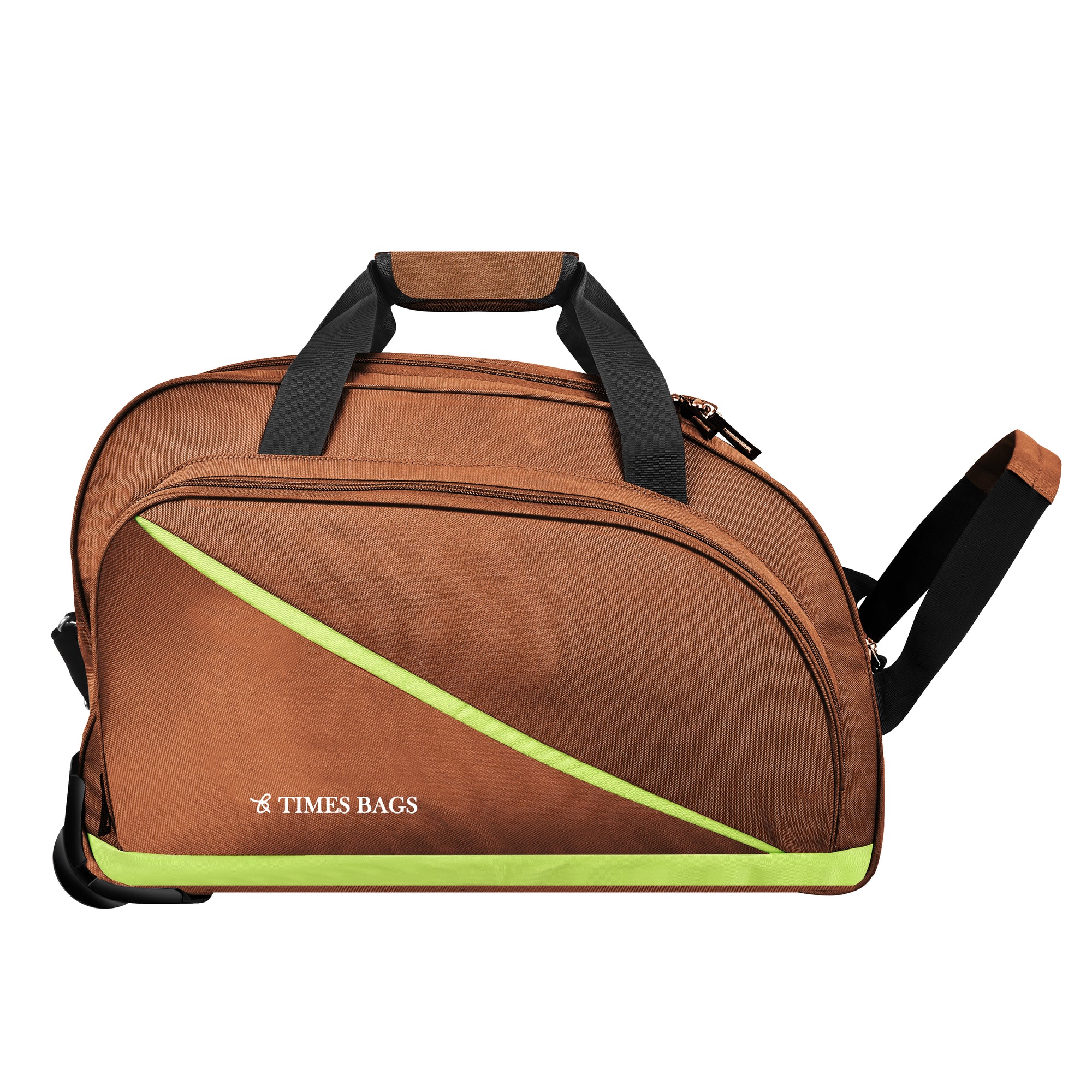 TBDW20-5C Brown Duffle Wheel Bag
