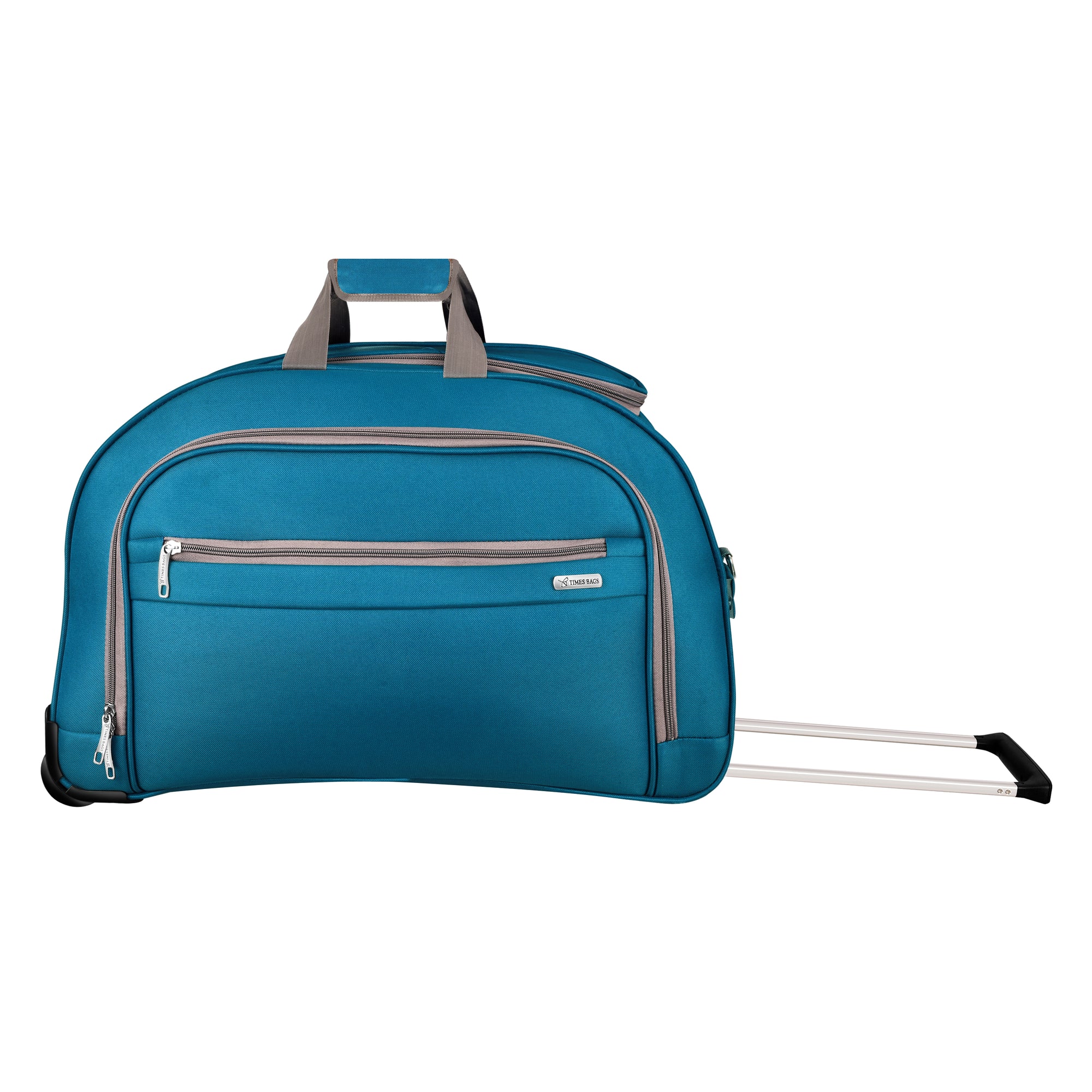 29TBDFT24 Blue Duffle Trolley Wheel Bag