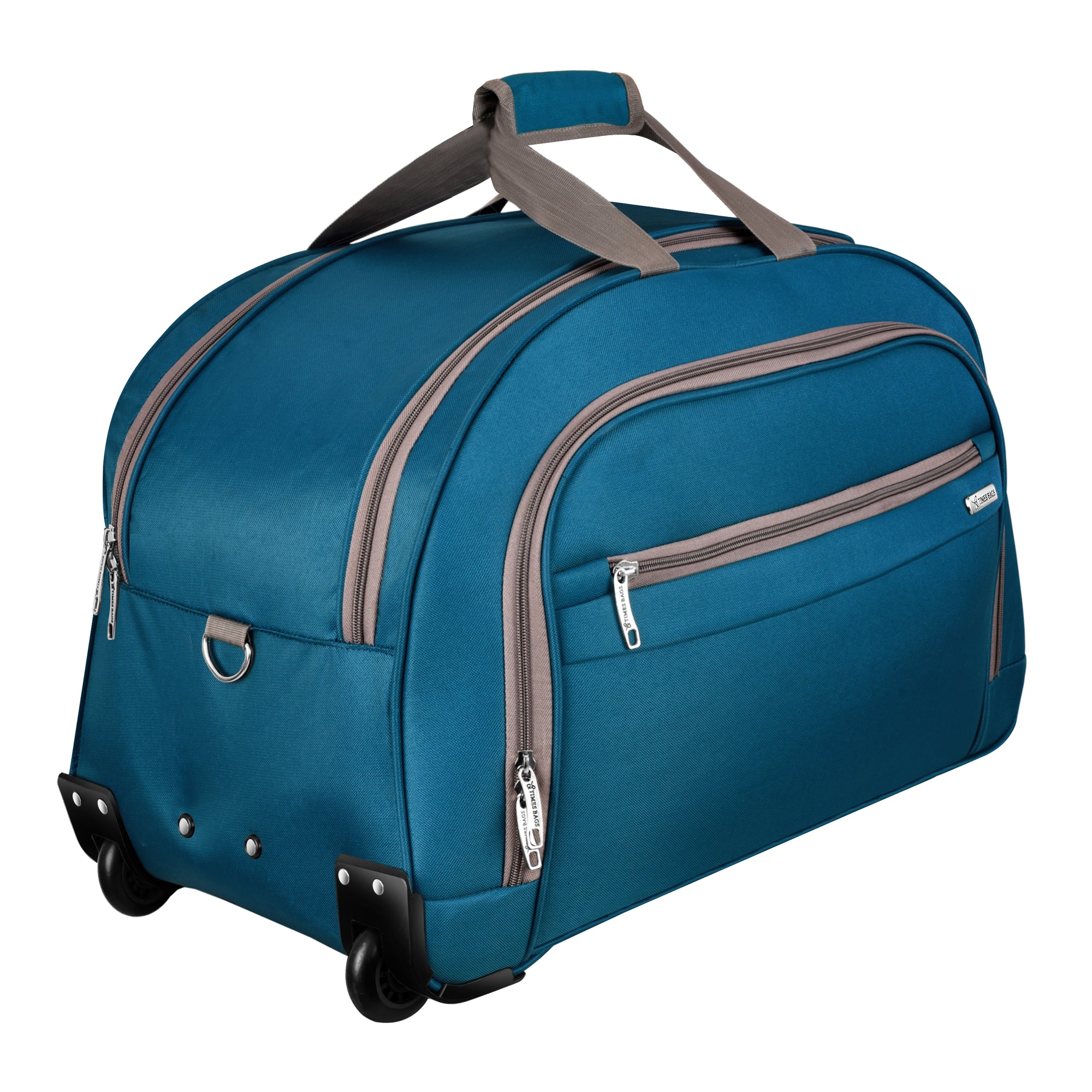 29TBDFT24 Blue Duffle Trolley Wheel Bag