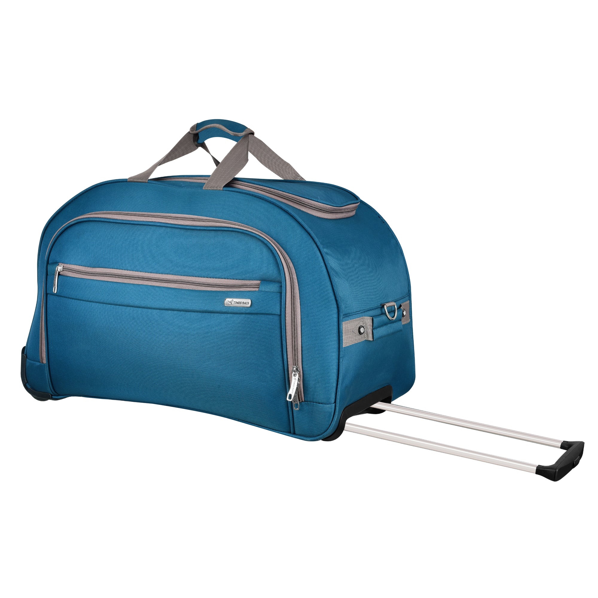 29TBDFT24 Blue Duffle Trolley Wheel Bag