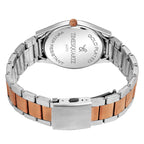 Men's Analog Wrist Watch A-273 Two Tone Case White Dial