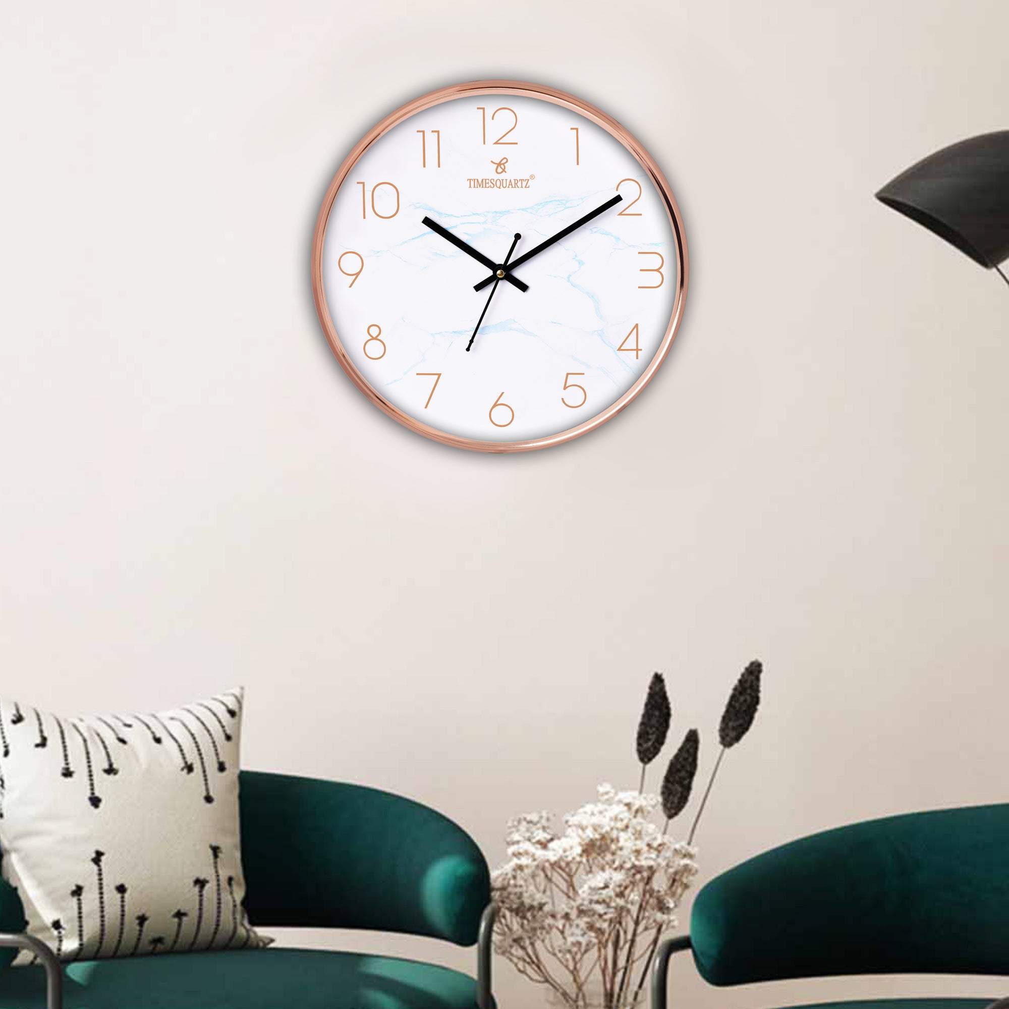 Round Analog Wall Clock WCR001 White Dial