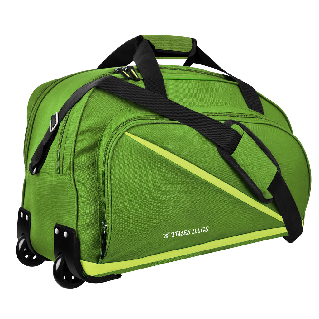TBDW20-5C Green Duffle Wheel Bag