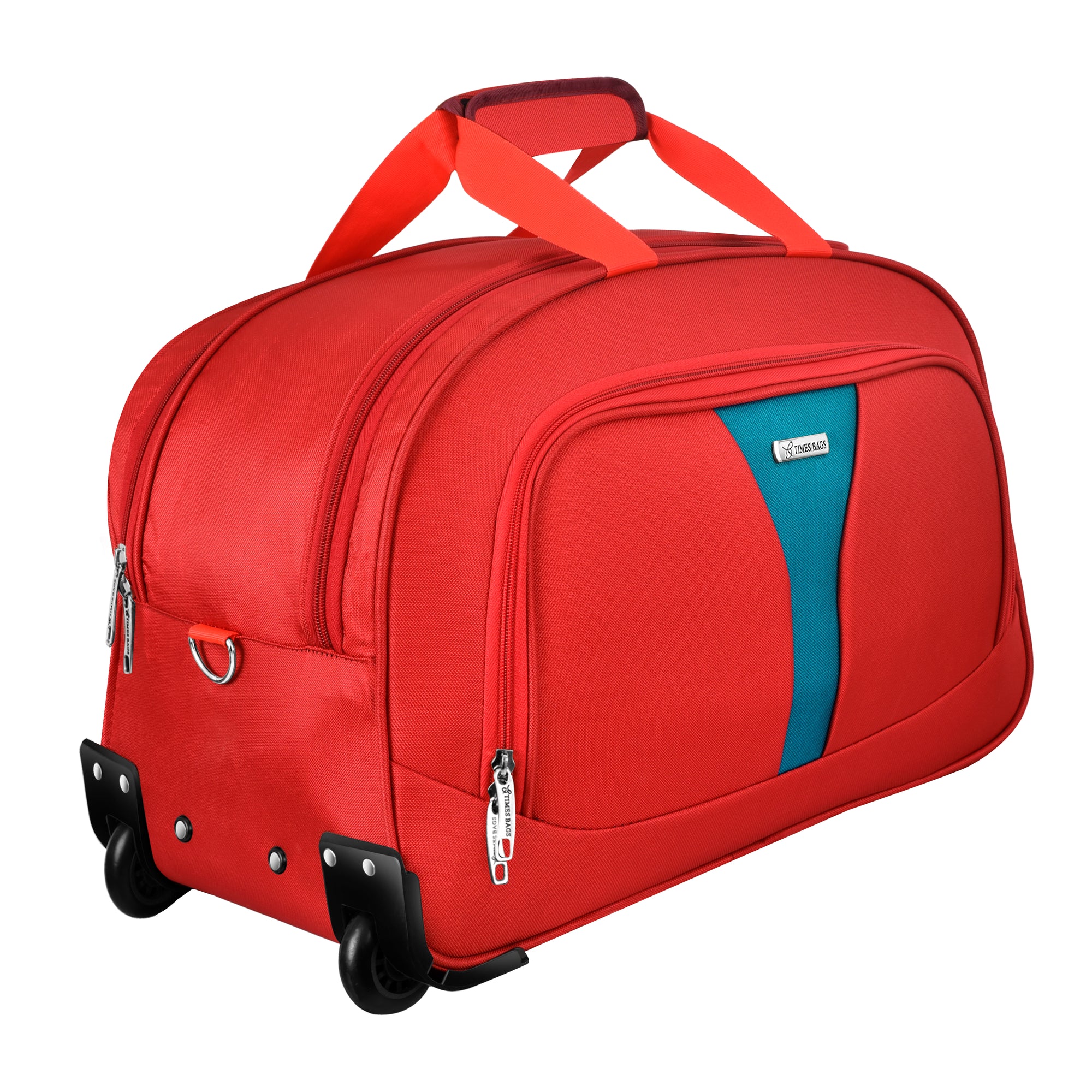 28TBDFT20 Red Duffle Trolley Wheel Bag