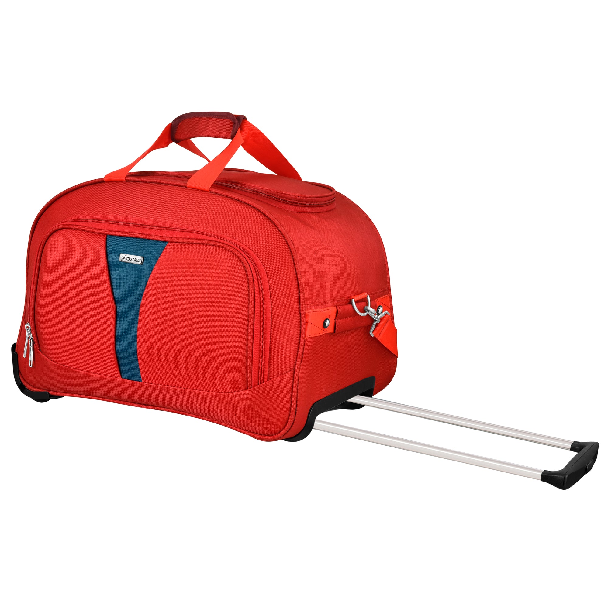 28TBDFT20 Red Duffle Trolley Wheel Bag