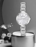 Women's Analog Wrist Watch A-149  Silver Case & Dial