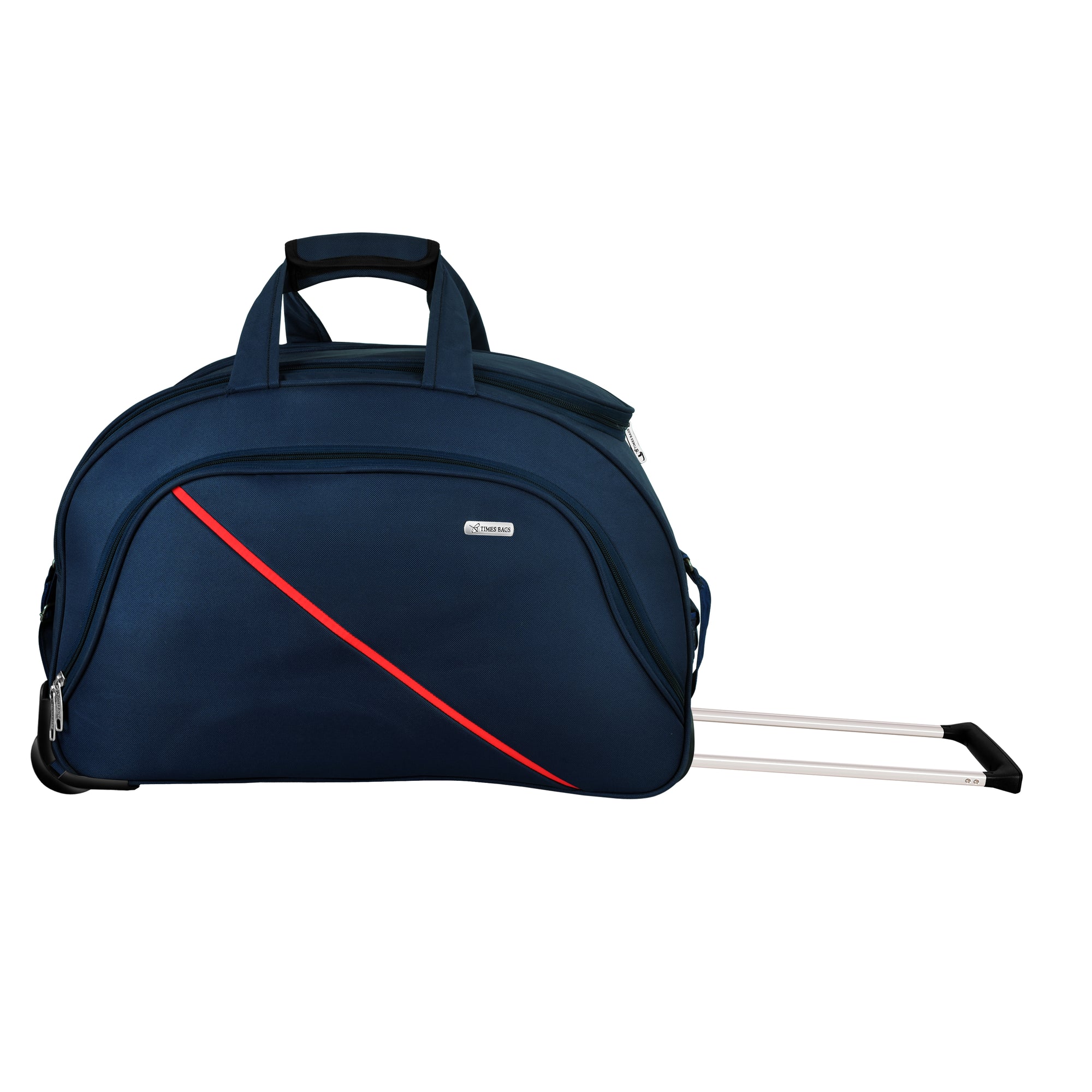 TBDT24-3R Navy Blue Duffle Trolley Wheel Bag