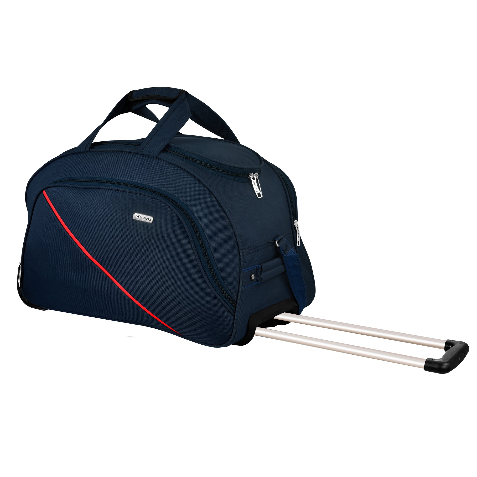 TBDT24-3R Navy Blue Duffle Trolley Wheel Bag