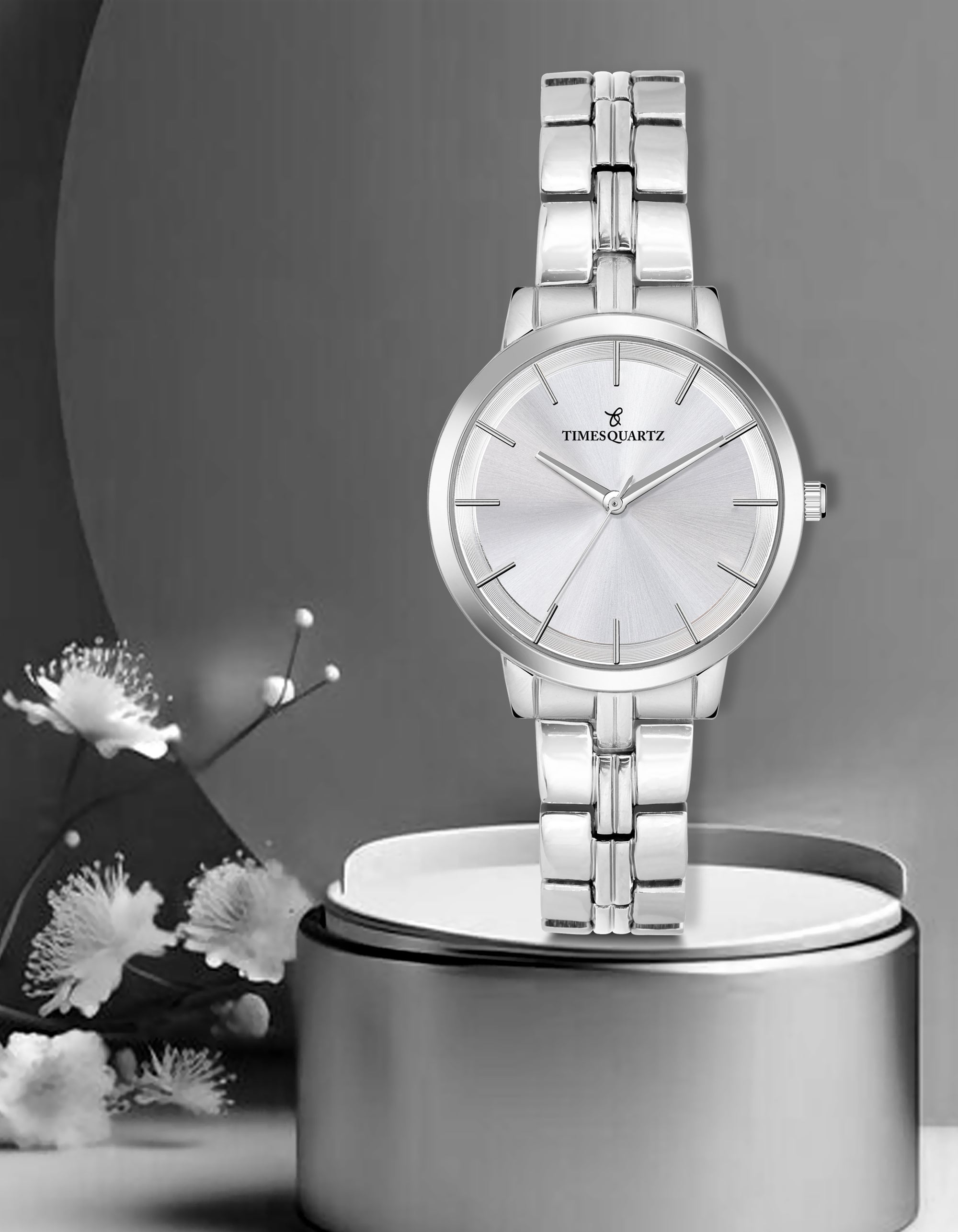 Women's Analog Wrist Watch A-150 Silver Case & Dial