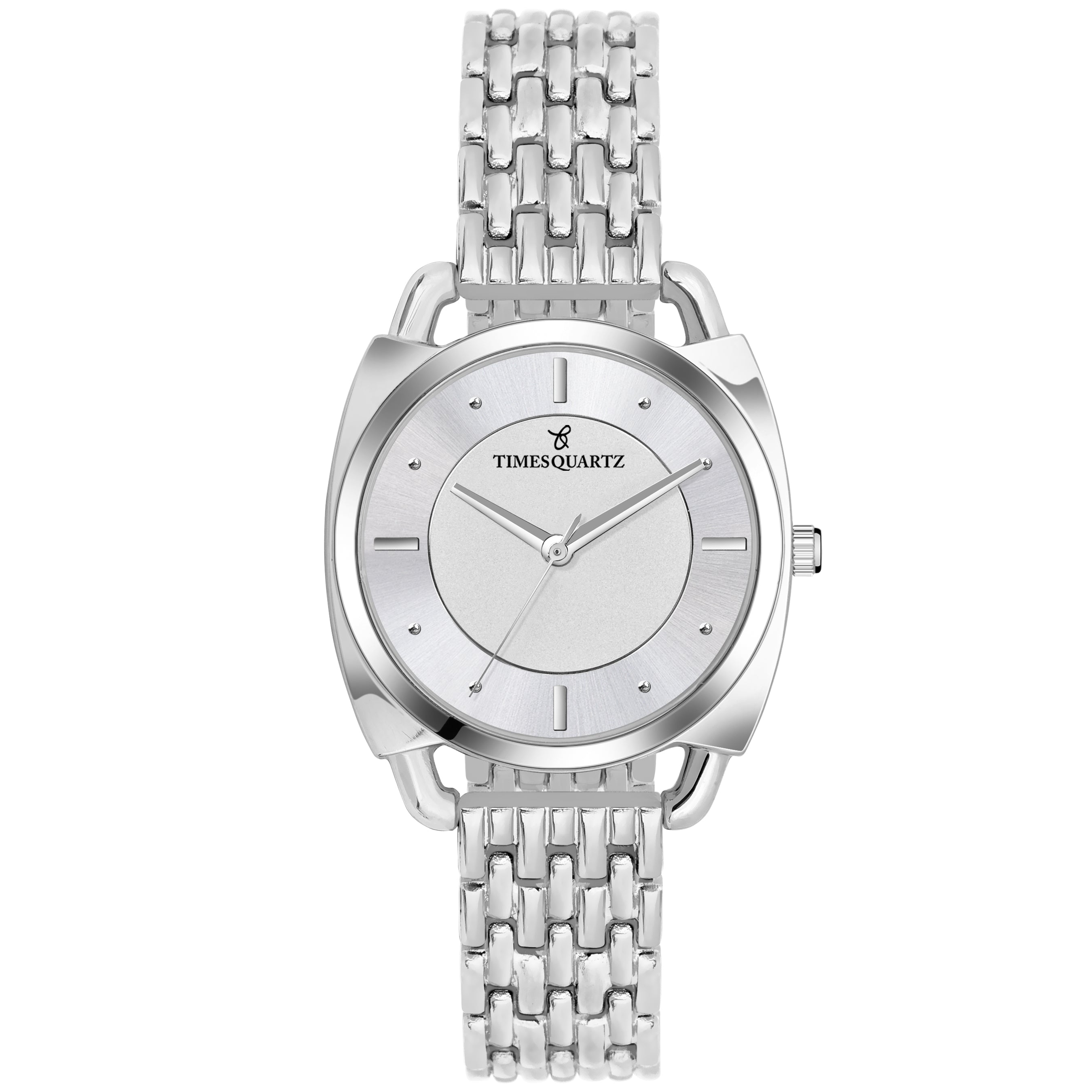 Women's Analog Wrist Watch A-151 Silver Case & Dial