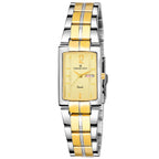 Men's Analog Wrist Watch A-233 Two Tone Case & Golden Dial