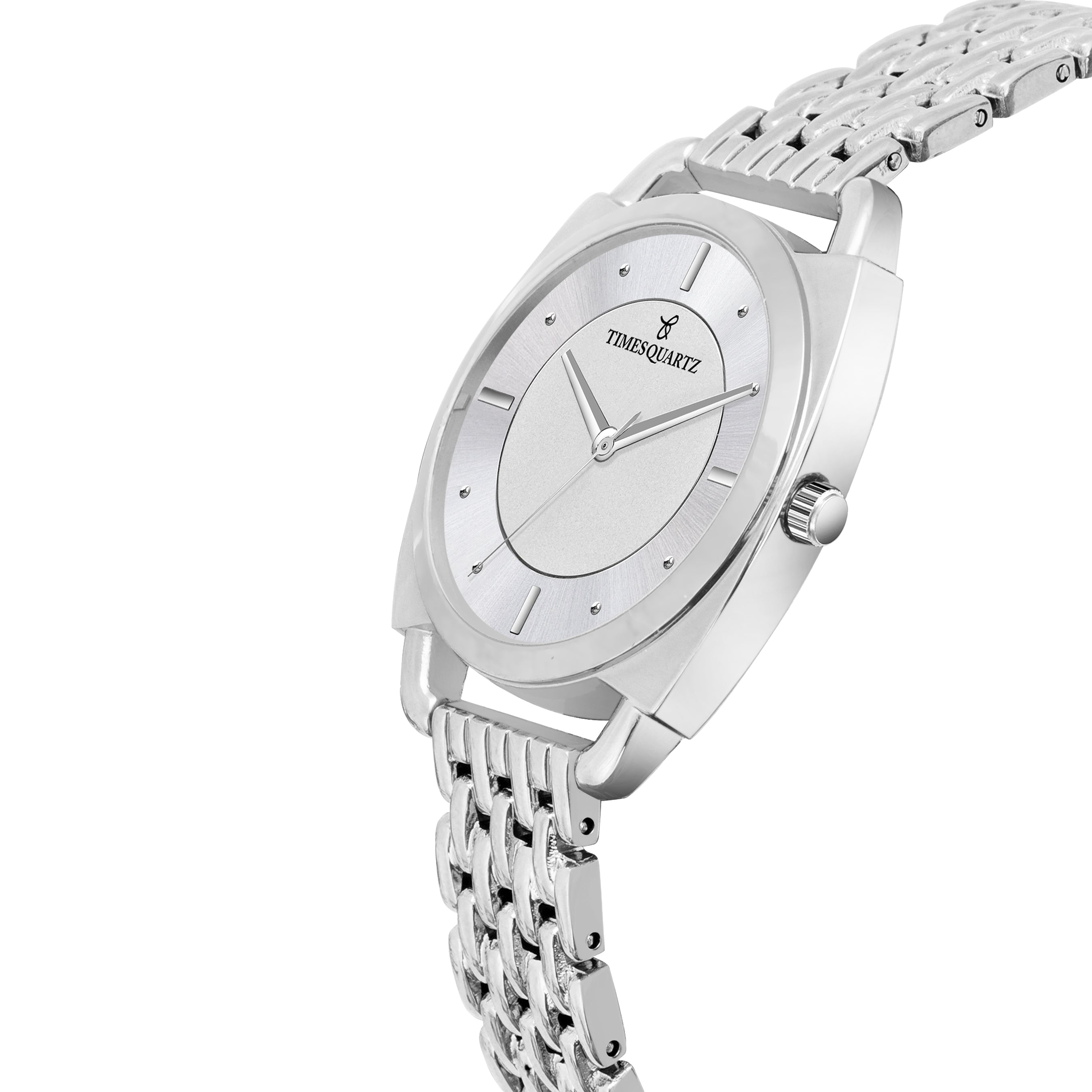 Women's Analog Wrist Watch A-151 Silver Case & Dial