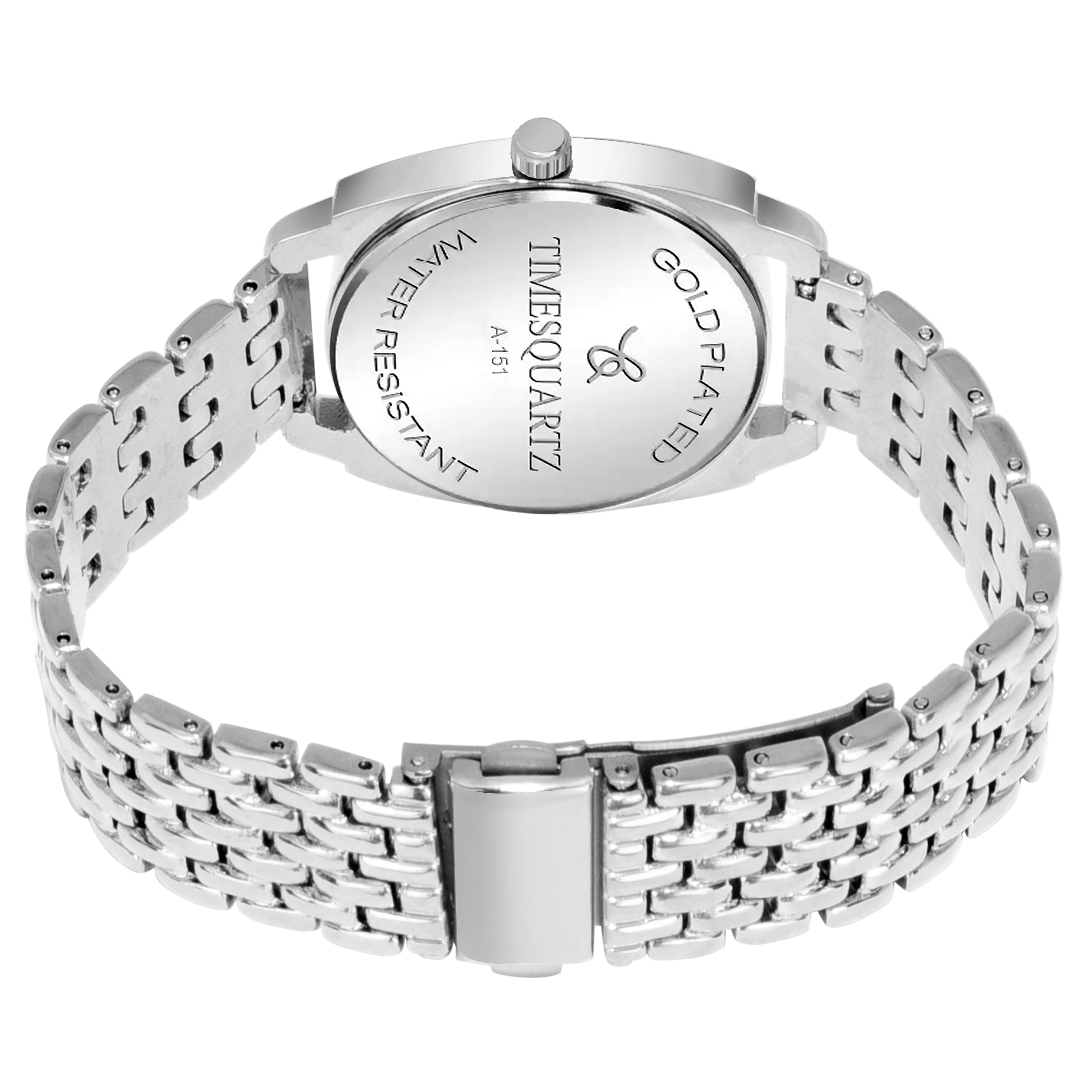 Women's Analog Wrist Watch A-151 Silver Case & Dial