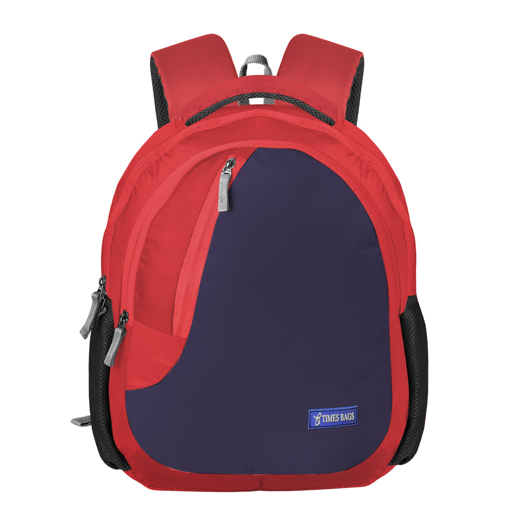 TBP-16 School Blue & Red Backpack