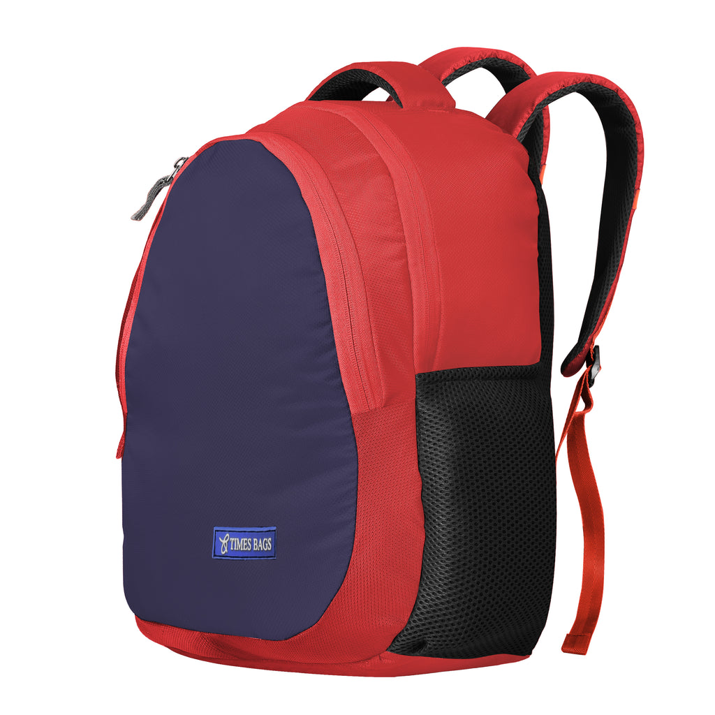 TBP-16 School Blue & Red Backpack