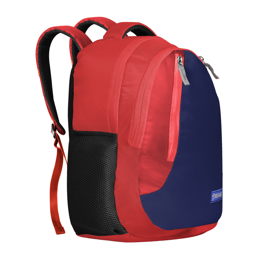 TBP-16 School Blue & Red Backpack