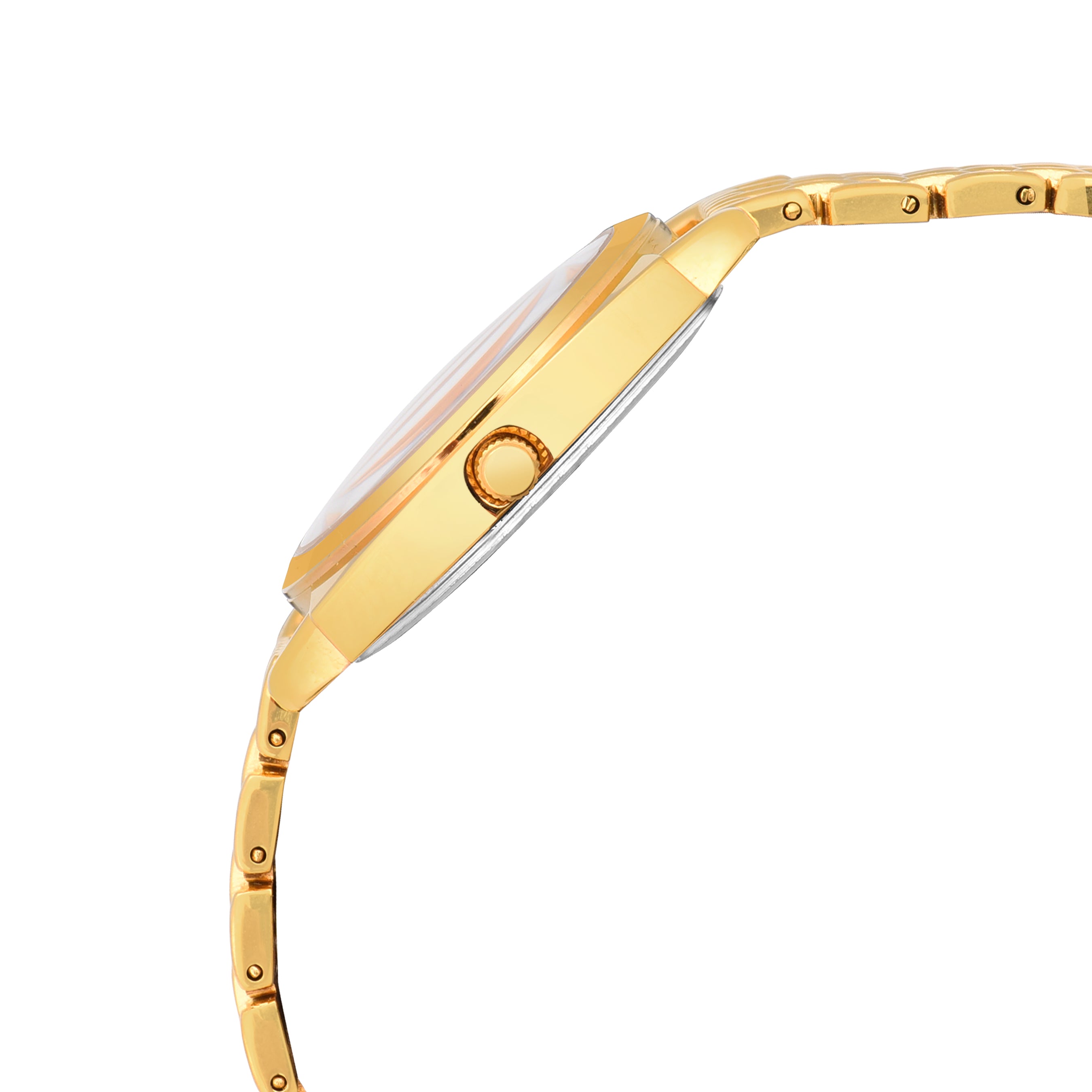 Women's Analog Wrist Watch A-151 Golden Case & Dial