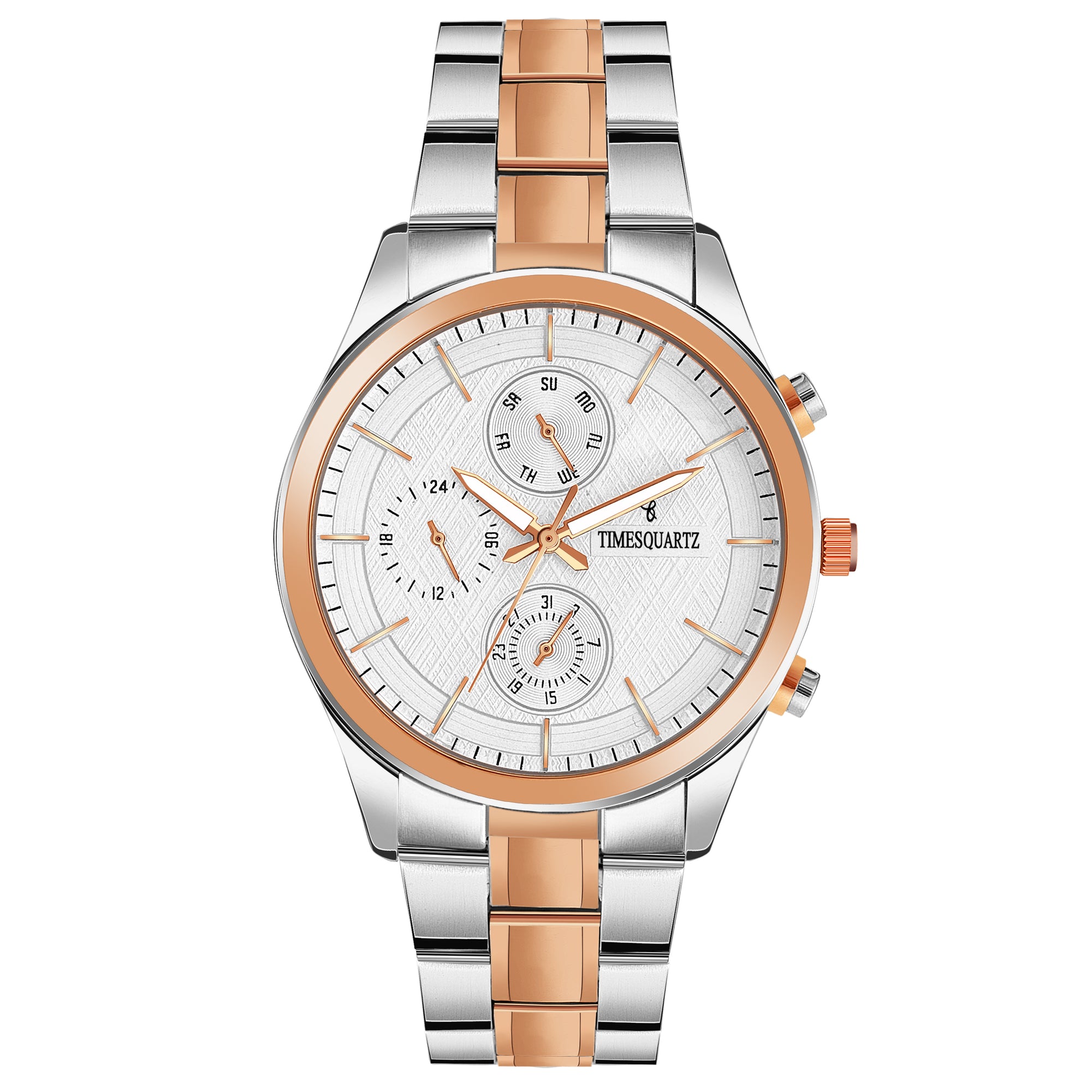 Men's Watch GM-278 Two Tone Case Silver Dial