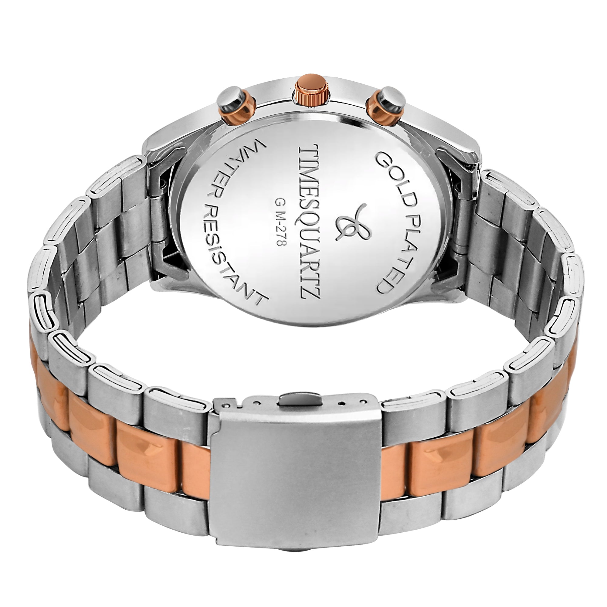 Men's Watch GM-278 Two Tone Case Silver Dial