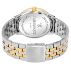 Men's Analog Wrist Watch A-263 Two Tone Case Golden Dial