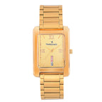 Men's Analog Wrist Watch A-184 Golden Case & Dial