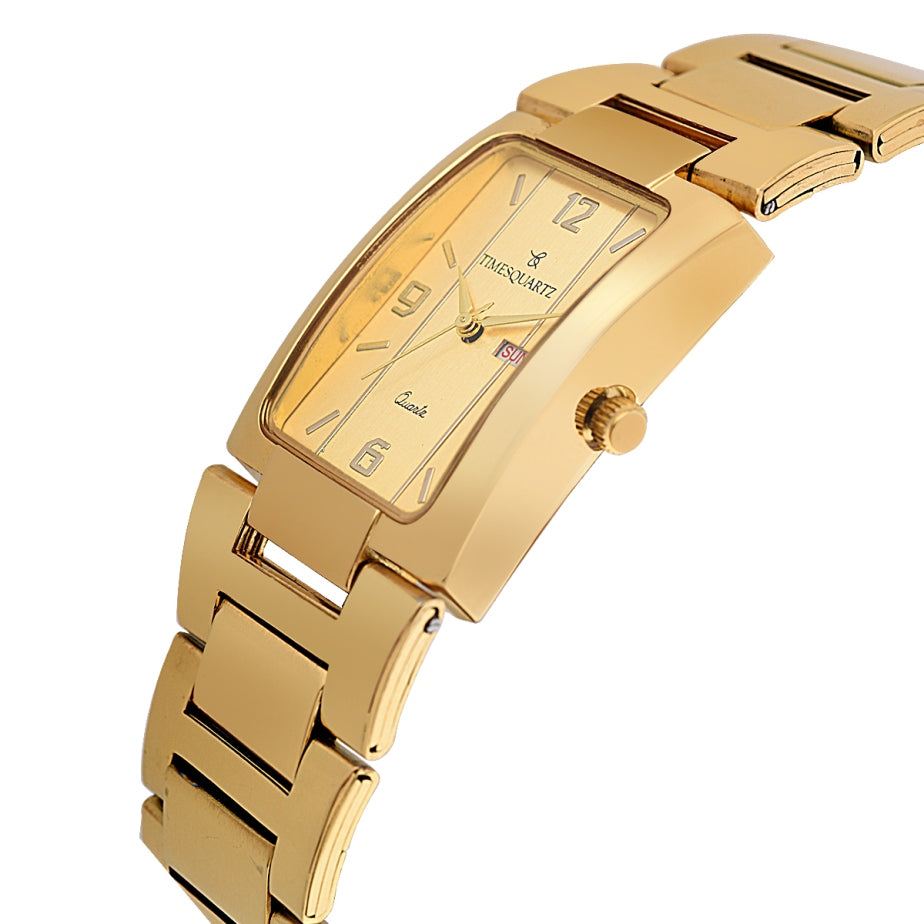 Men's Analog Wrist Watch A-231 Golden Case & Dial