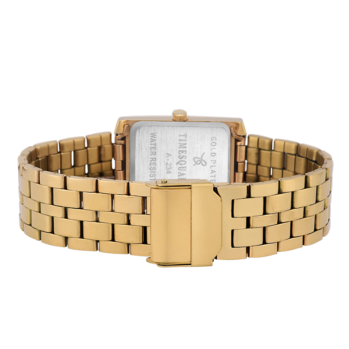 Men's Analog Wrist Watch A-234 Golden Case & Dial