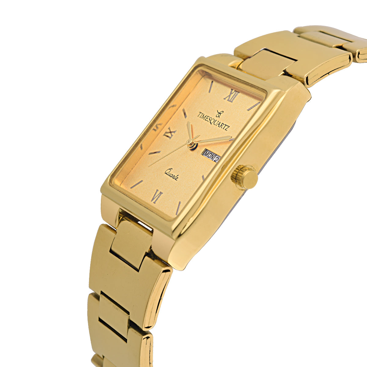 Men's Analog Wrist Watch A-235 Golden Case & Dial