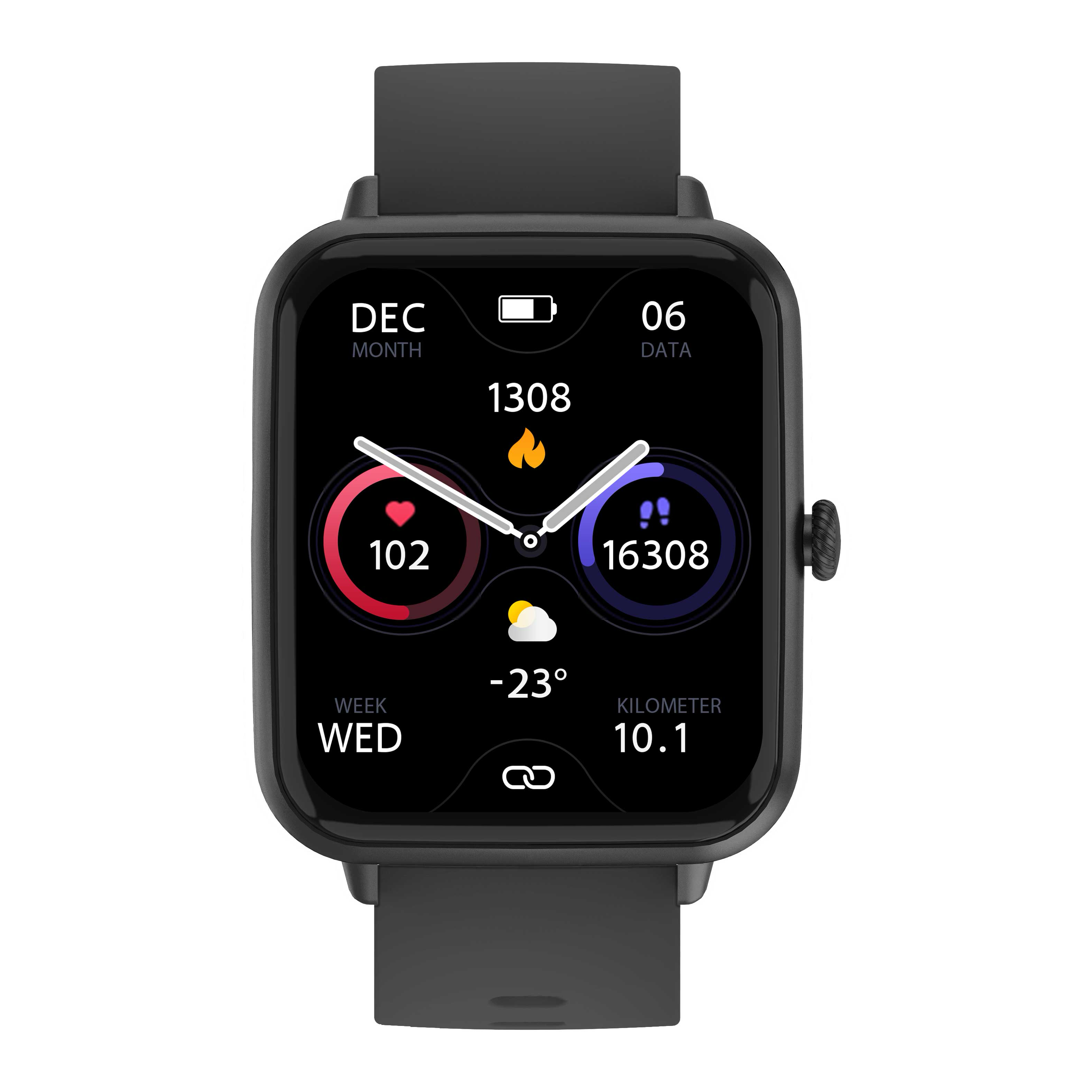 Timesquartz Unisex Smart Watch SW-108 (Assorted Design & Color)