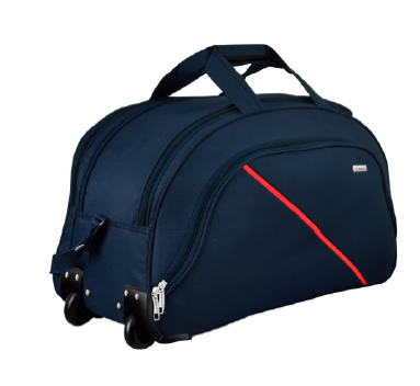 TBDT24-3R Navy Blue Duffle Trolley Wheel Bag